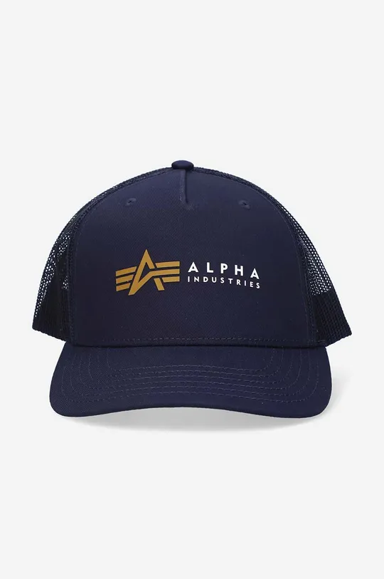 Alpha Industries czapka z daszkiem granatowy