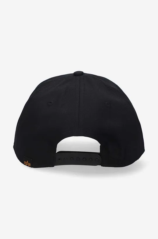 negru Alpha Industries șapcă de baseball din bumbac Unisex