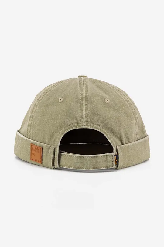 zielony Alpha Industries czapka bawełniana Docker Hat