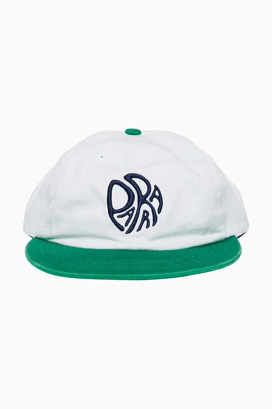 biały by Parra czapka z daszkiem bawełniana Circle Tweak Unisex