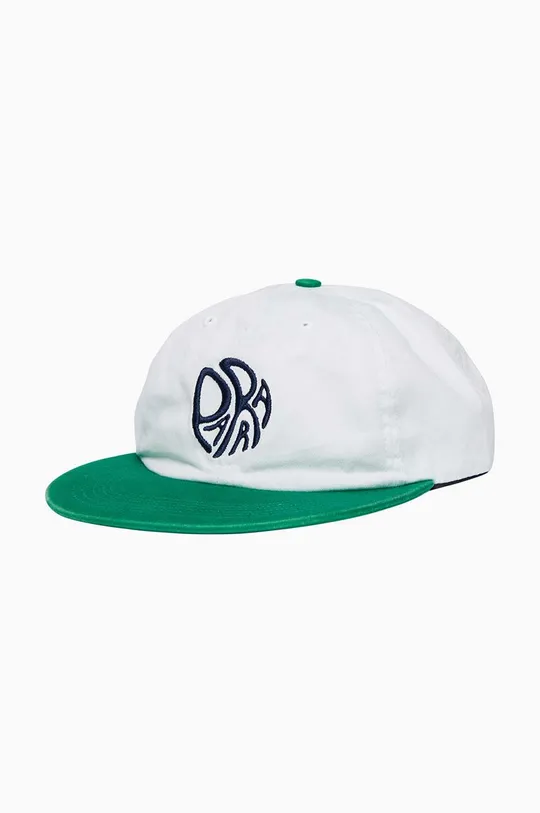 Βαμβακερό καπέλο του μπέιζμπολ by Parra Circle Tweak λευκό