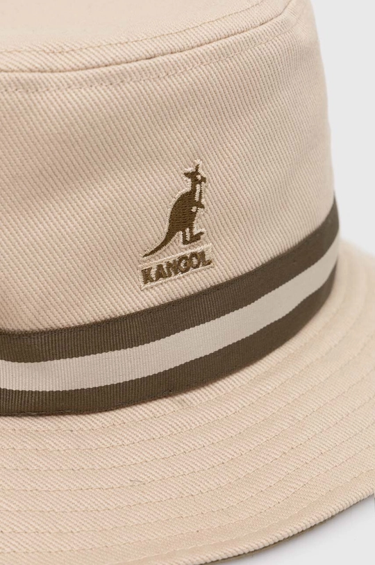 Бавовняний капелюх Kangol Lahinch бежевий