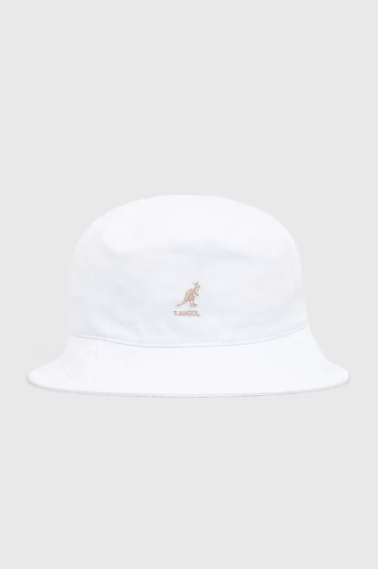 λευκό Βαμβακερό καπέλο Kangol Kapelusz Kangol Washed Bucket K4224HT WHITE Unisex