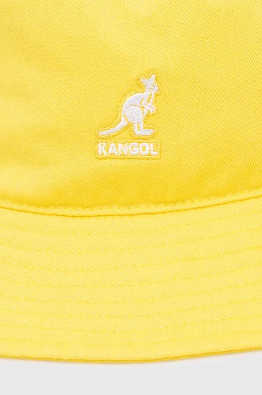 yellow Kangol cotton hat Kangol Washed Bucket K4224HT WHITE