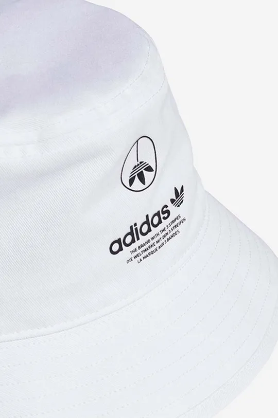 biały adidas Originals kapelusz bawełniany Unite Bucket