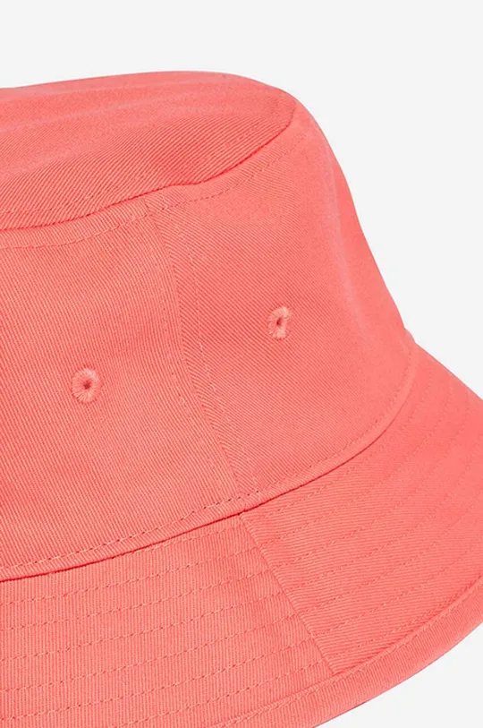 Βαμβακερό καπέλο adidas Trefoil Bucket Hat ροζ
