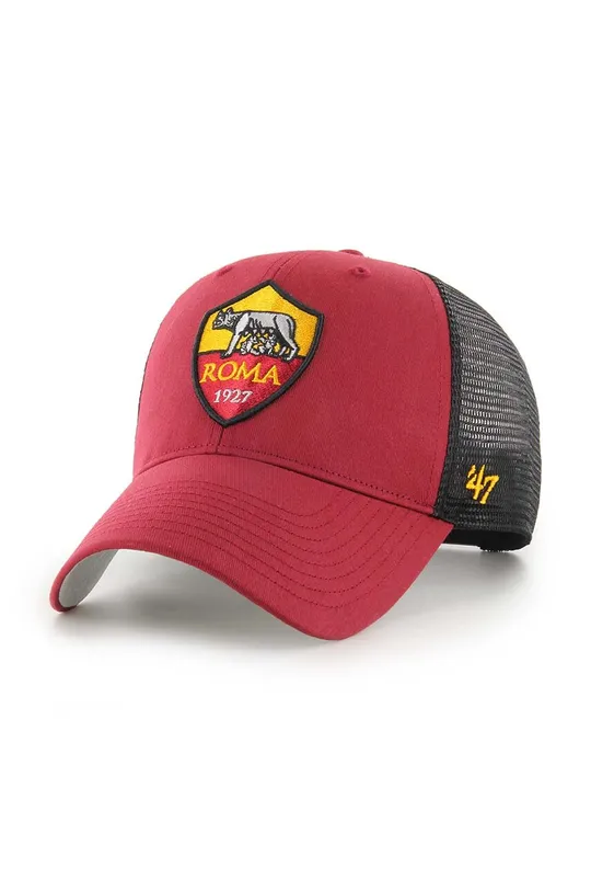 czerwony 47 brand czapka z daszkiem  AS Roma Unisex