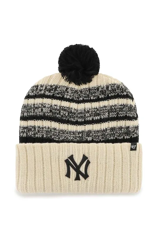 beżowy 47 brand czapka MLB New York Yankees Unisex