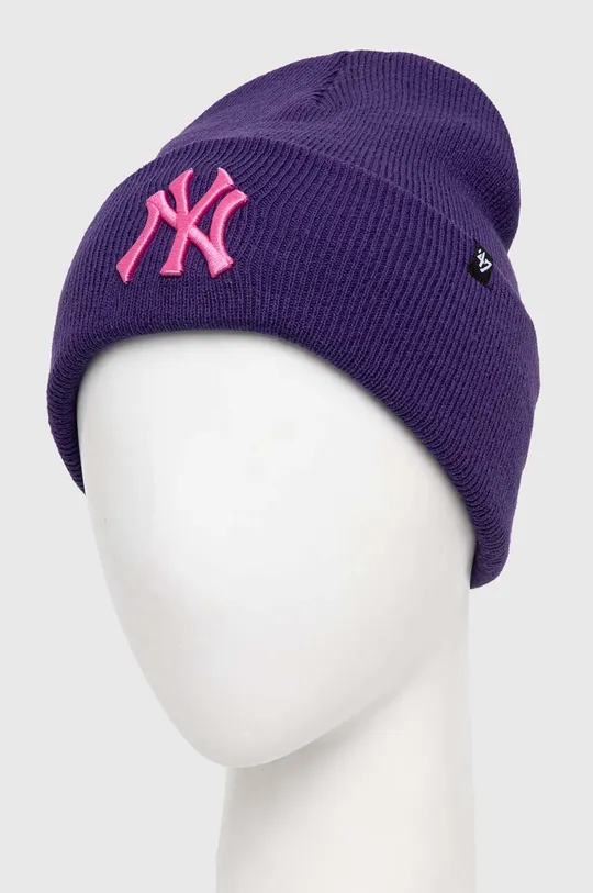 47brand czapka MLB New York Yankees fioletowy