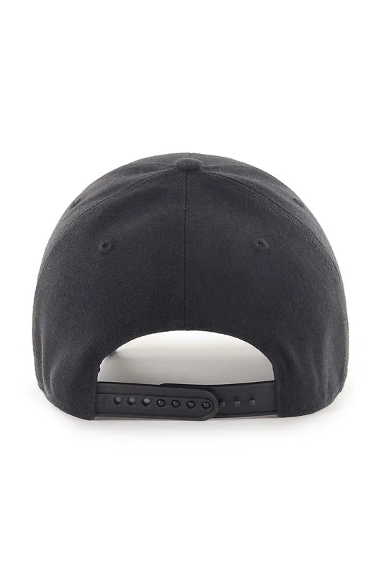 47 brand cappello con visiera con aggiunta di cotone MLB Los Angeles Dodgers nero