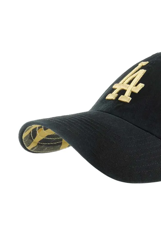 Pamučna kapa sa šiltom 47brand MLB Los Angeles Dodgers crna