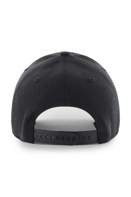 Βαμβακερό καπέλο του μπέιζμπολ 47brand MLB New York Yankees μαύρο