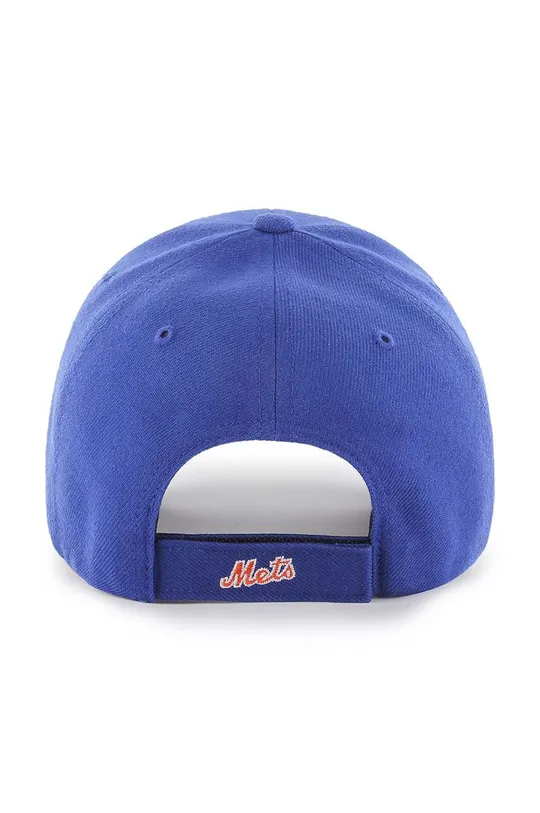 47 brand czapka z daszkiem z domieszką wełny MLB New York Mets niebieski