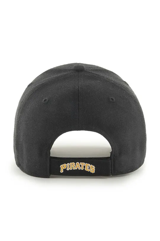 47 brand czapka z daszkiem z domieszką wełny MLB Pittsburgh Pirates czarny