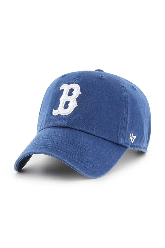 granatowy 47 brand czapka z daszkiem bawełniana MLB Boston Red Sox Unisex