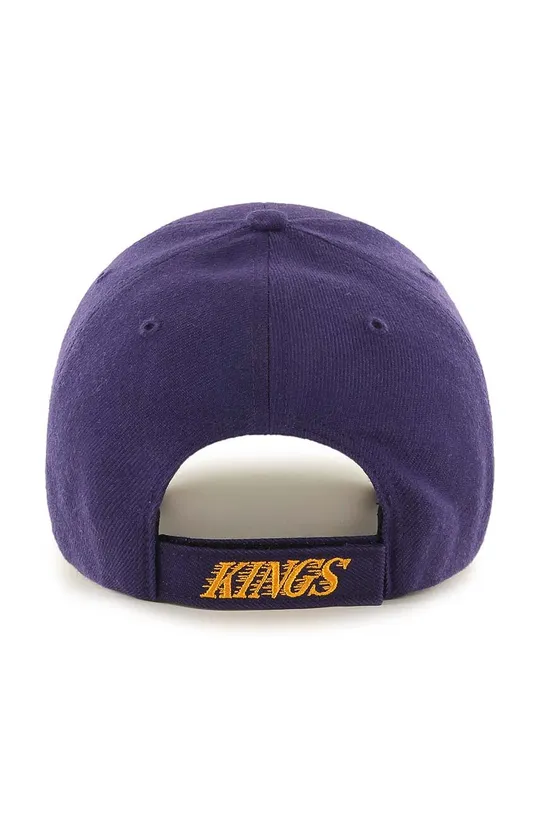 47 brand czapka z daszkiem z domieszką wełny NHL Los Angeles Kings fioletowy