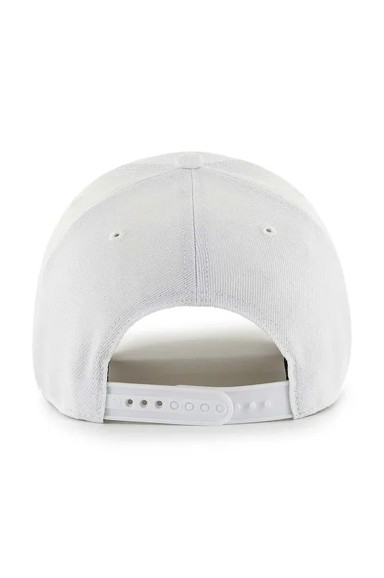 47 brand cappello con visiera con aggiunta di cotone NHL Anaheim Ducks bianco
