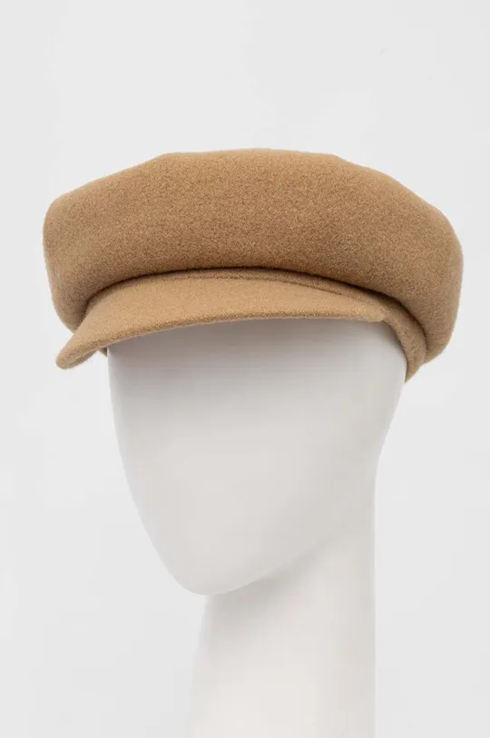 Μάλλινο καπέλο Kangol μπεζ