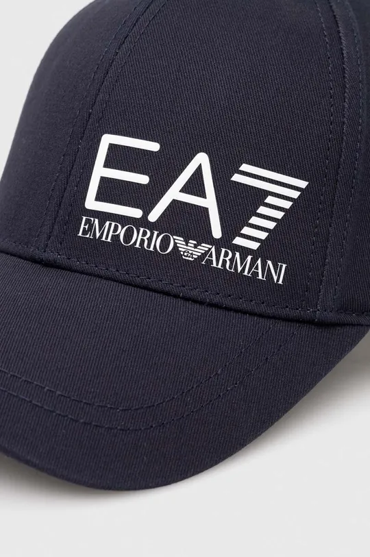 Βαμβακερό καπέλο του μπέιζμπολ EA7 Emporio Armani 100% Βαμβάκι