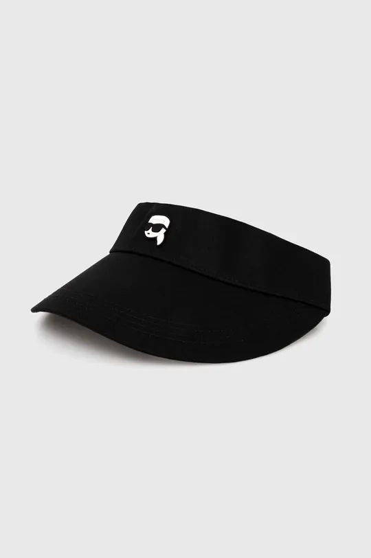 μαύρο Βαμβακερό καπέλο Karl Lagerfeld Unisex