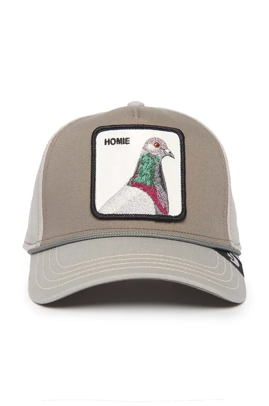 Goorin Bros czapka z daszkiem bawełniana Pigeon szary