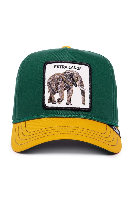 Βαμβακερό καπέλο του μπέιζμπολ Goorin Bros Extra Large πράσινο