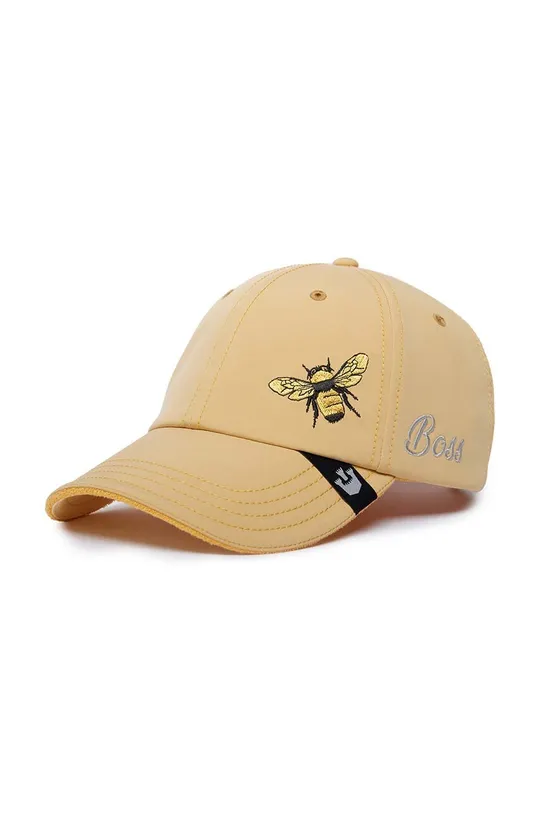 żółty Goorin Bros czapka z daszkiem Honey Love Unisex