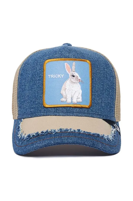 Καπέλο μπέιζμπολ από μείγμα μεταξιού Goorin Bros Silky Rabbit μπλε