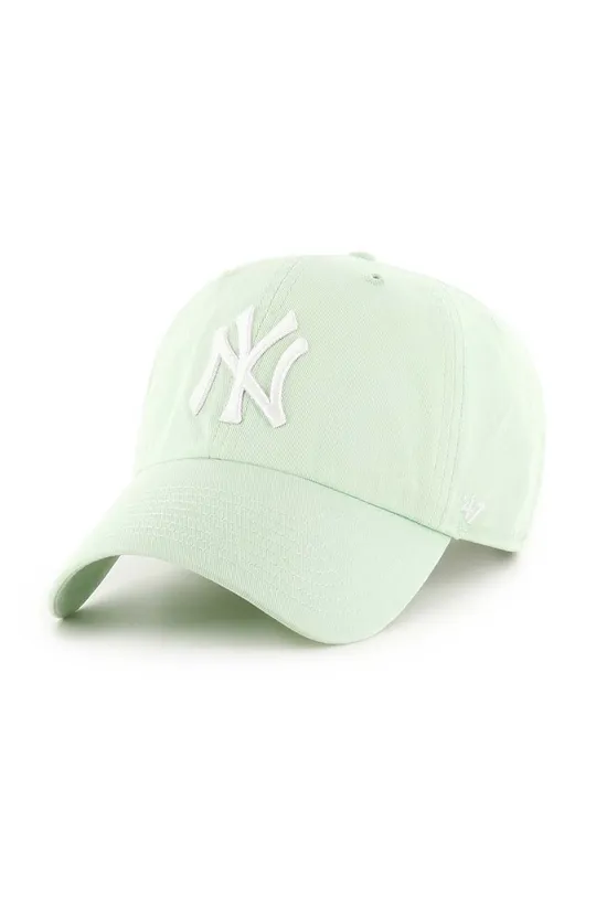 πράσινο Βαμβακερό καπέλο του μπέιζμπολ 47 brand MLB New York Yankees Unisex