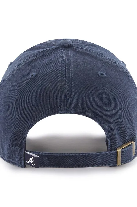Хлопковая кепка 47 brand MLB Atlanta Braves тёмно-синий