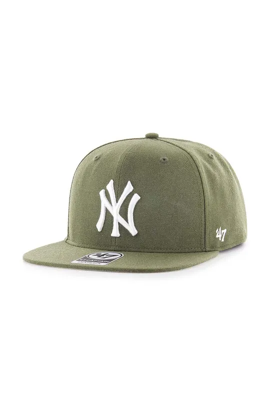 zelena Vunena kapa sa šiltom 47 brand MLB New York Yankees Unisex