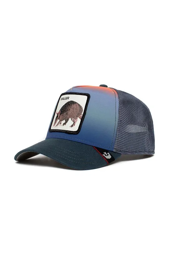 niebieski Goorin Bros czapka z daszkiem z domieszką lnu Balladillo Unisex