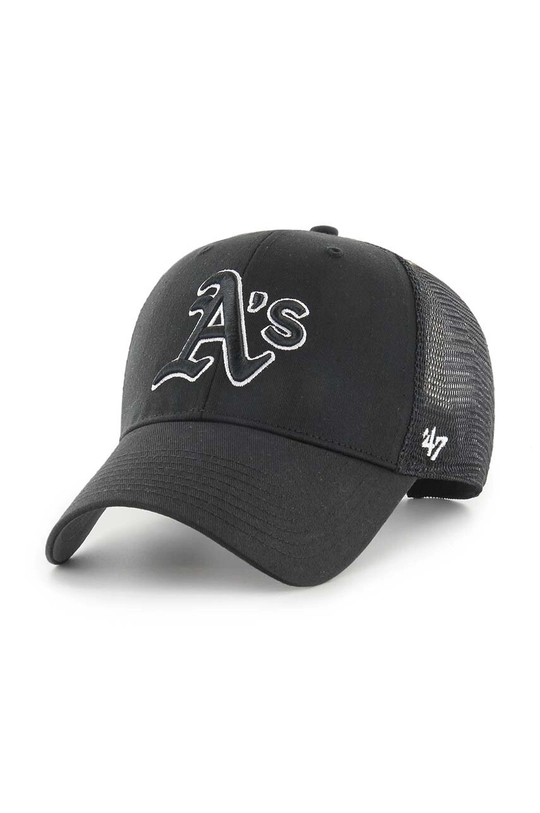 47 brand berretto da baseball MLB Oakland Athletics altro nero B.BRANS18CTP.BK