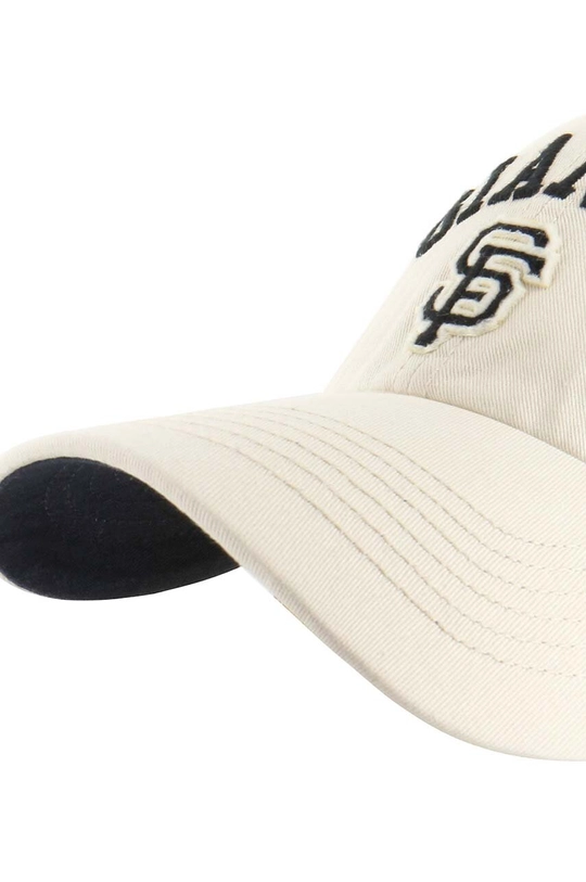 47 brand șapcă de baseball din bumbac MLB San Francisco Giants bej B.CLBFB22GWS.Y0