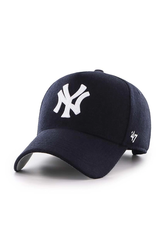 47 brand czapka z daszkiem z domieszką wełny MLB New York Yankees z domieszką wełny granatowy B.CHSMD17WIS.NY