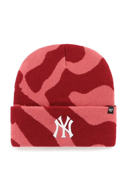 47 brand caciula MLB New York Yankees imprimeu rosu B.FRFMK17ACE.IR