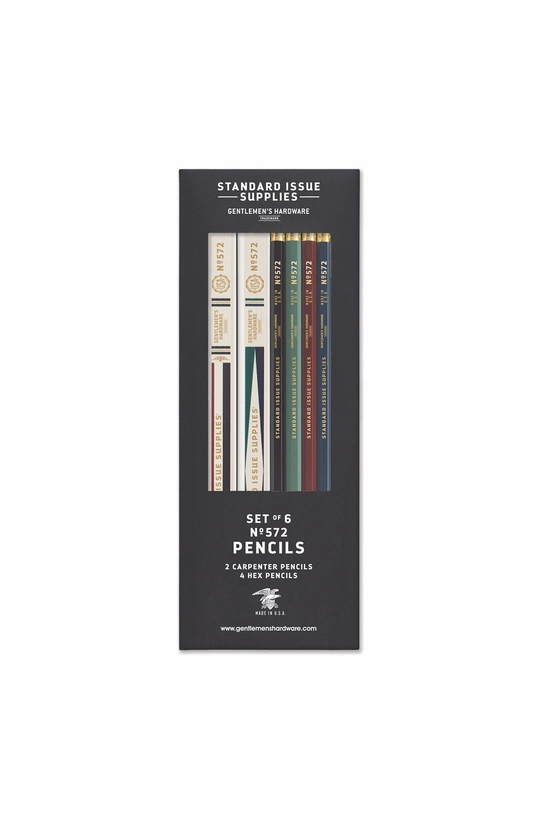 Gentlemen's Hardware zestaw ołówków (6-pack) multicolor