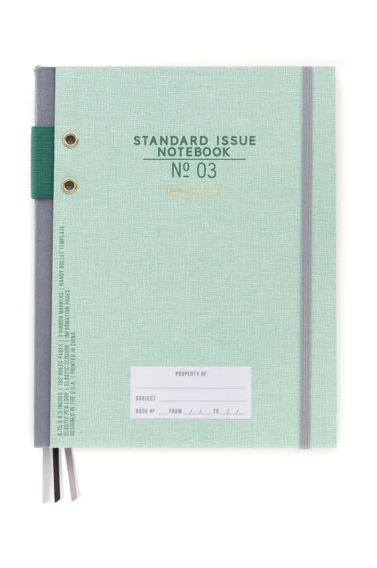 zielony Designworks Ink notanik Unisex