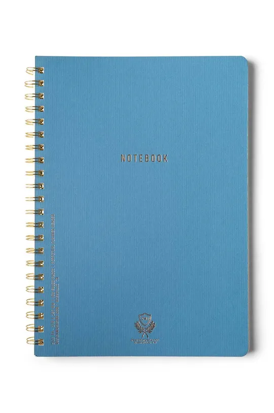 niebieski Designworks Ink notanik Blue Crest Unisex