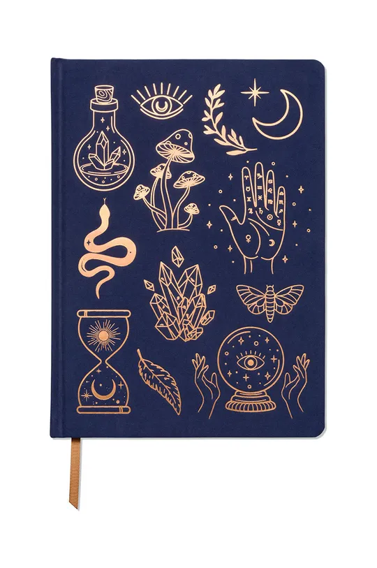 sötétkék Designworks Ink jegyzetfüzet Mystic Icons Uniszex