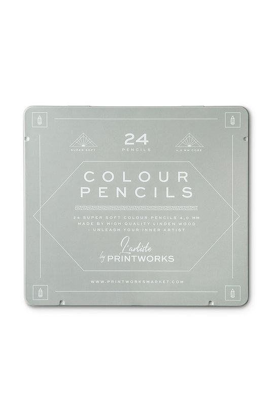 multicolor Printworks set de creioane într-o cutie (24-pack) Unisex