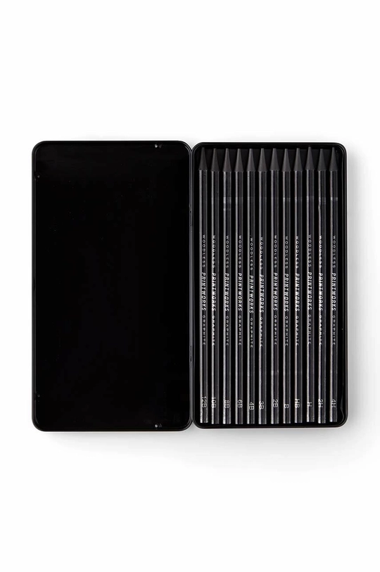 Komplet svinčnikov v etuiju Printworks Graphite 12-pack pisana