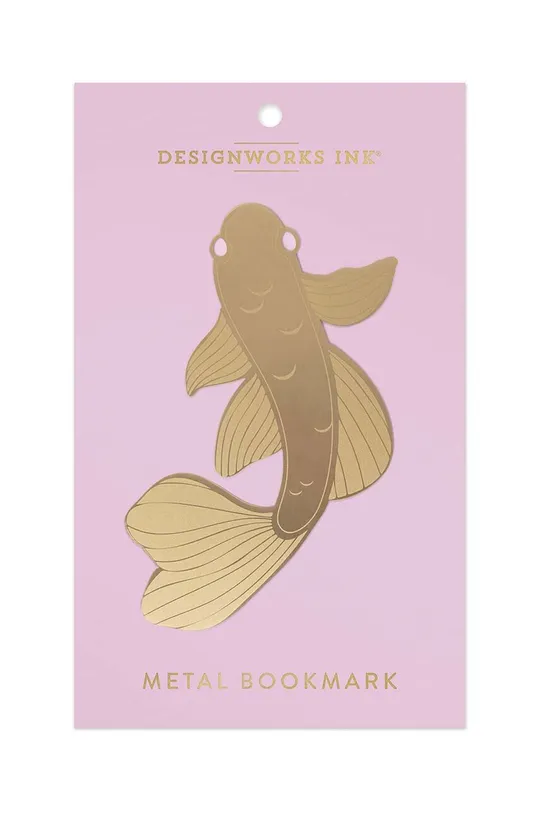 multicolor Designworks Ink zakładka do książek Koi Fish Unisex