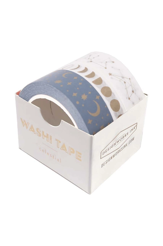 multicolor Designworks Ink zestaw taśm klejących Washi Tape - Celestial 3-pack Unisex