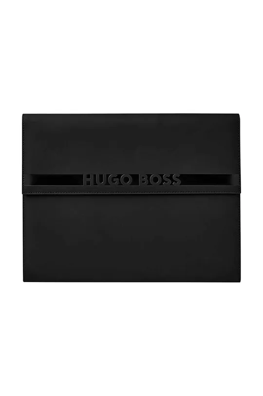 czarny Hugo Boss teczka Unisex
