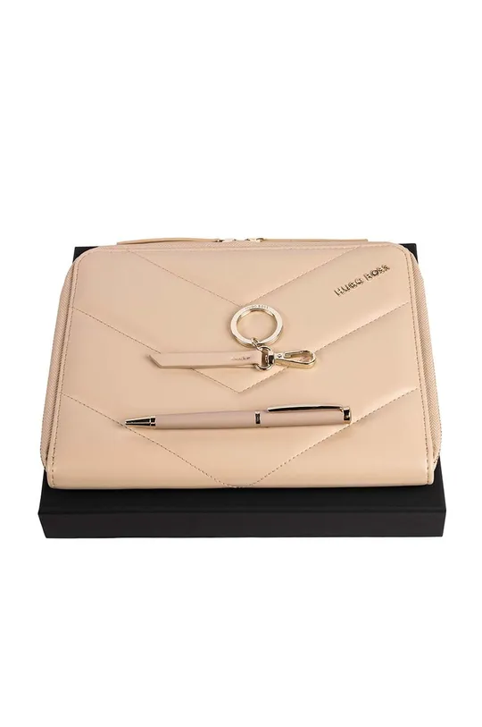 сірий Набір офісний портфель, ручка та брелок для ключів Hugo Boss Unisex
