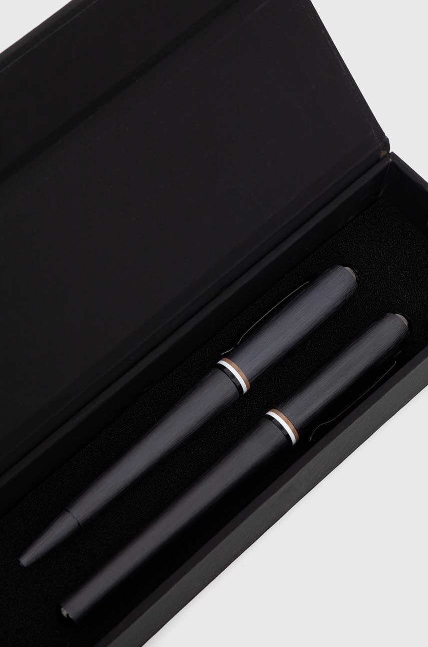 Hugo Boss Contour Füllfederhalter – Elegantes Schreibgerät In Schwarz
