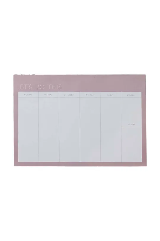 rosa Design Letters planner settimanale Weekly Planner Unisex