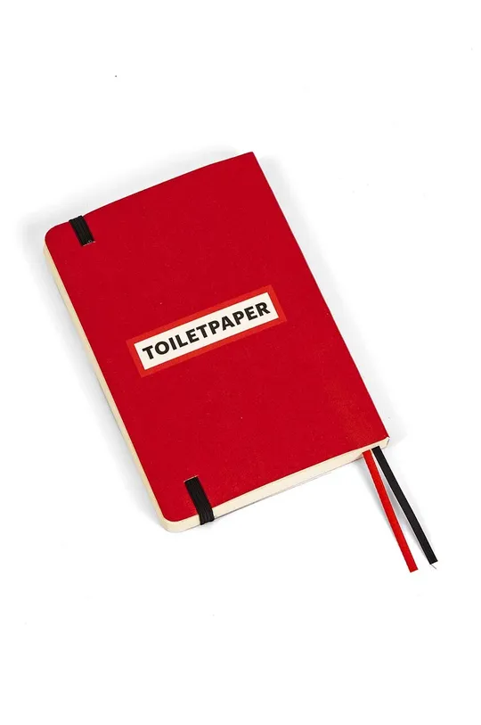 Σημειωματάριο Seletti Toiletpaper κόκκινο