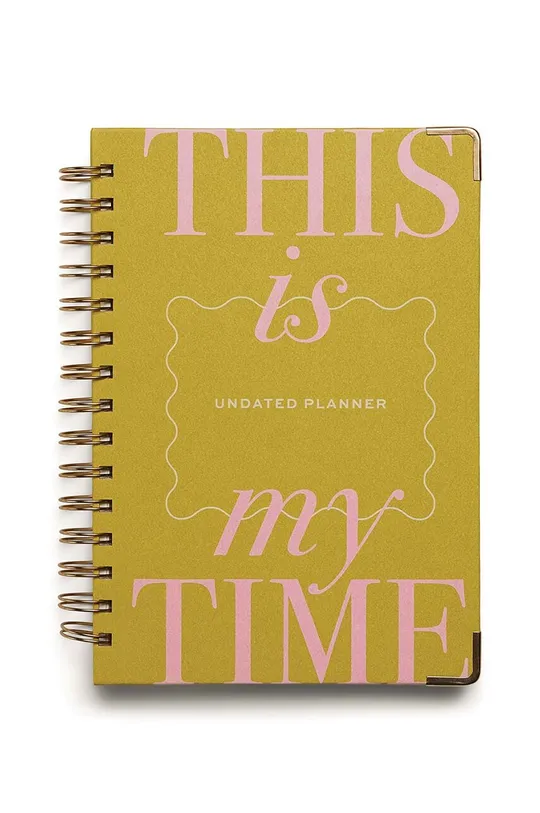 viacfarebná Plánovač Designworks Ink Undated Perpetual Planner - My Time Unisex